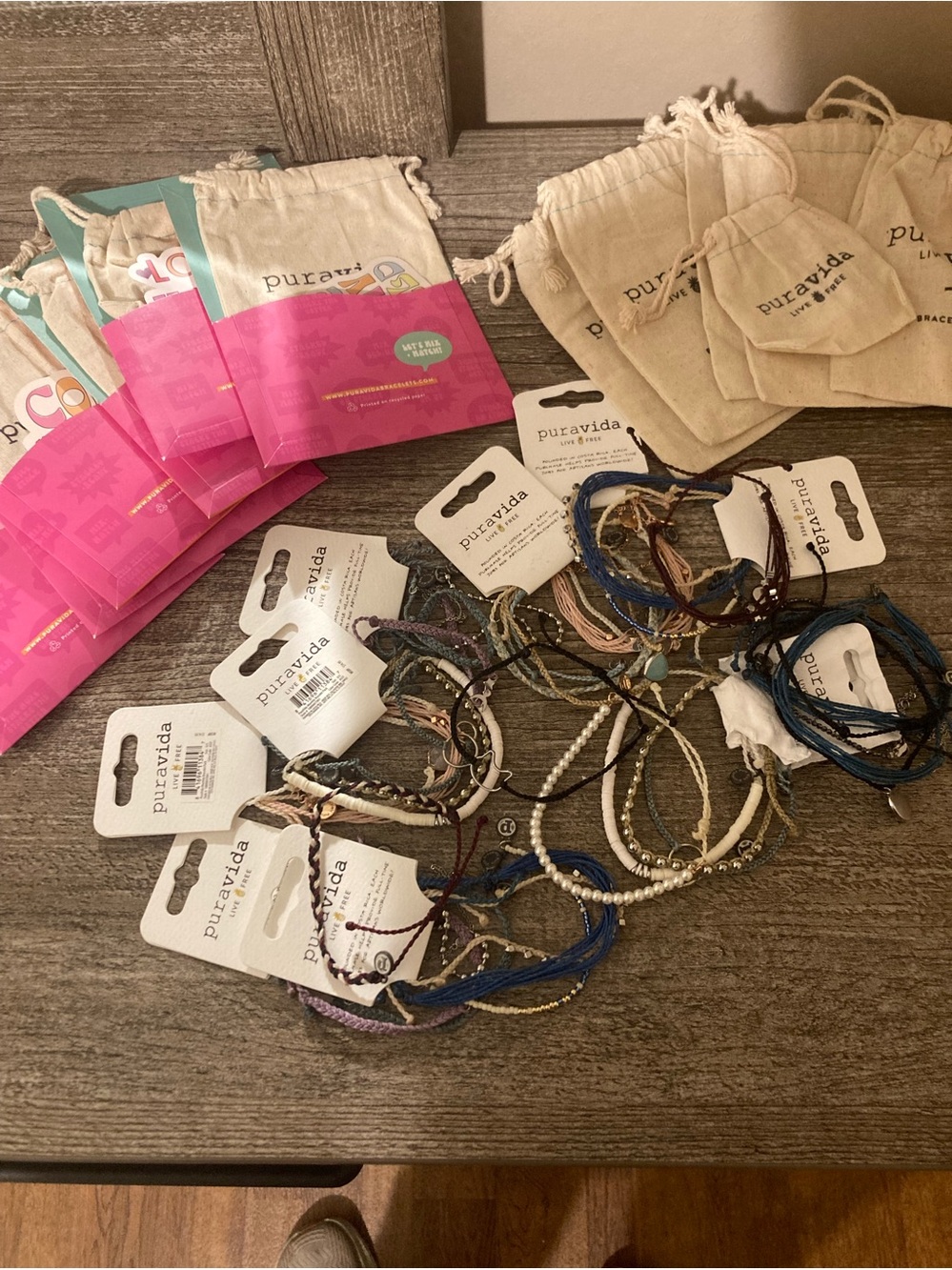 Bracelets on Display